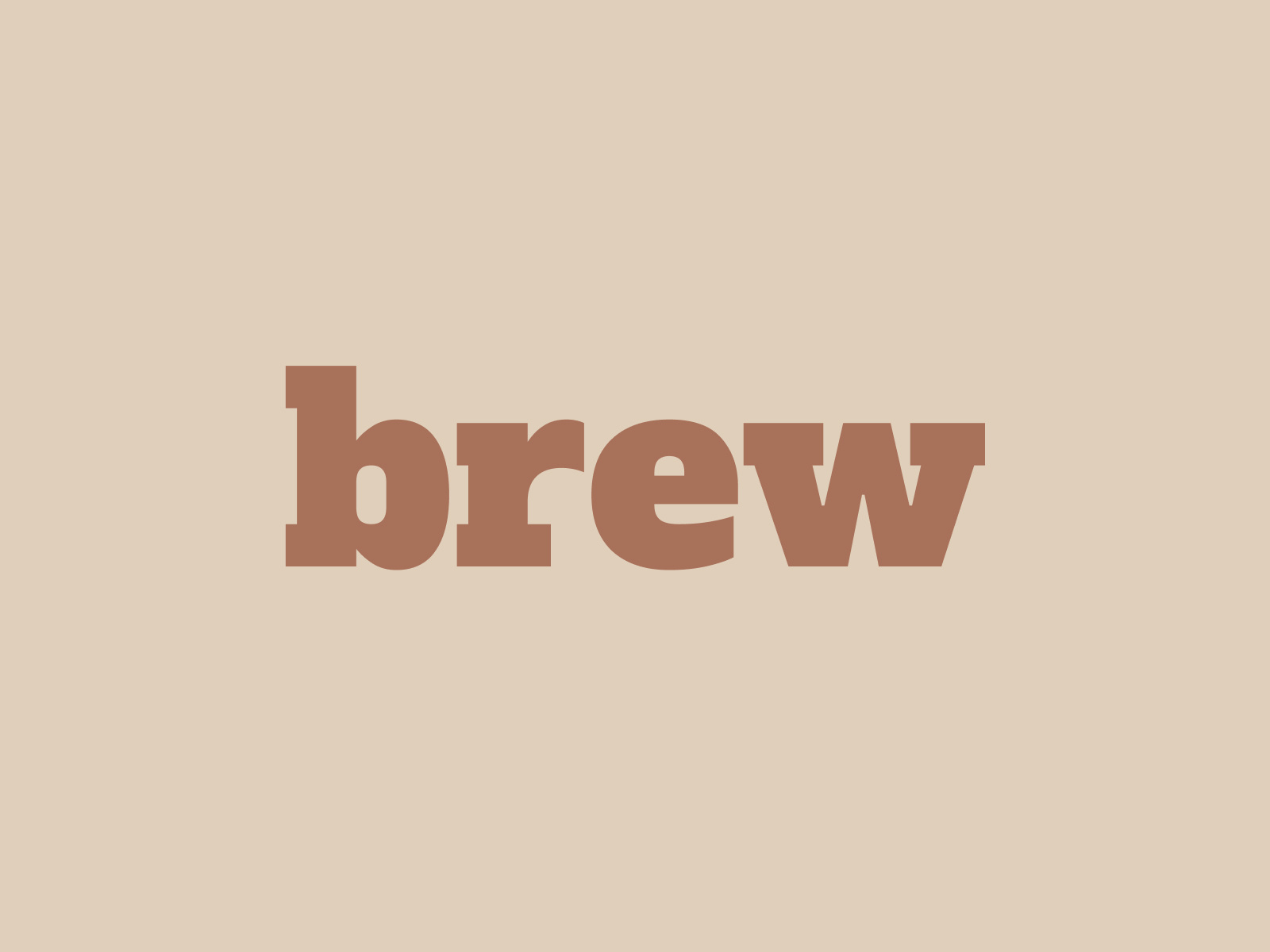 Brew logo by Brianne Riley on Dribbble