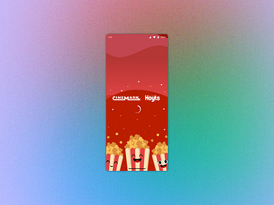 #️⃣0️⃣9️⃣3️⃣ Splash Screen - Cinemark Hoyts design figma illustration phone prototype ui ux uxuidesigner