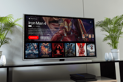 Movie App Exploration design movie app smart tv ui