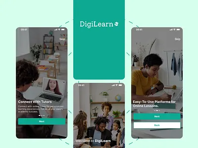 Onboarding Screens edtech education figma kids app mobile app onboarding product design tutoring app uiux user experience