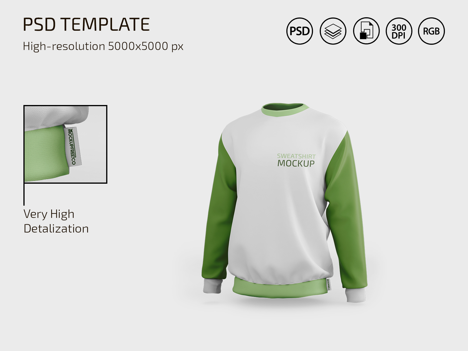 Free Sweatshirt Mockup in PSD by mockupfree on Dribbble