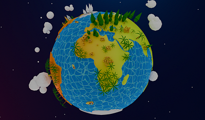 Earth 3d earth artwork earhh cartoon earth earth 3d modeling earth lowpoly lowpoly earth