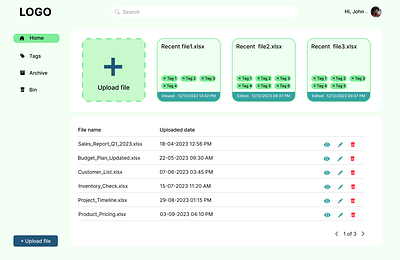 Excel sheets management Website data analysis ui ux