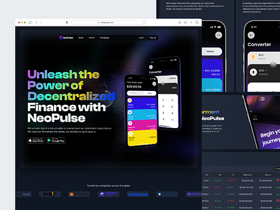 Sass Landing Page Crypto Wallet App 2024 app bento bento grid crypto crypto wallet landing page landing page app ui sass landing page ui landing page wallet wallet design ui website sass