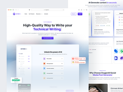 Content AI Landing Page Design 2024 ai ai design ai landing page ai sass animation app bento bento grid chat ai chat gpt copywriting design design ai sass website graphic design landing page sass ai chat sass landing page design ui website sass website ui design app