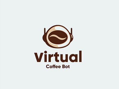 Bot Coffee bot branding coffee graphic design logo modern