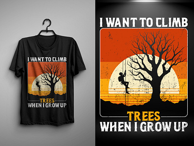 CLIMBING T-SHIRT DESIGN adobe photoshop