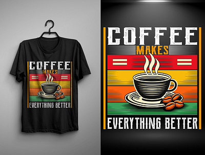 COFFEE T-SHIRT DESIGN, adobe photoshop coffee