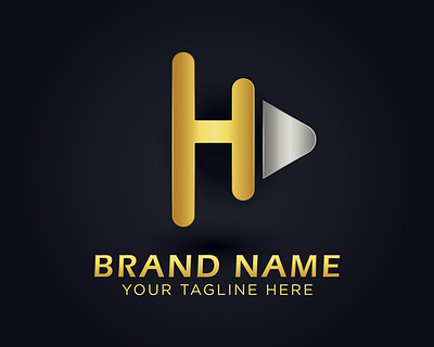 vector letter h creative logo logo branding