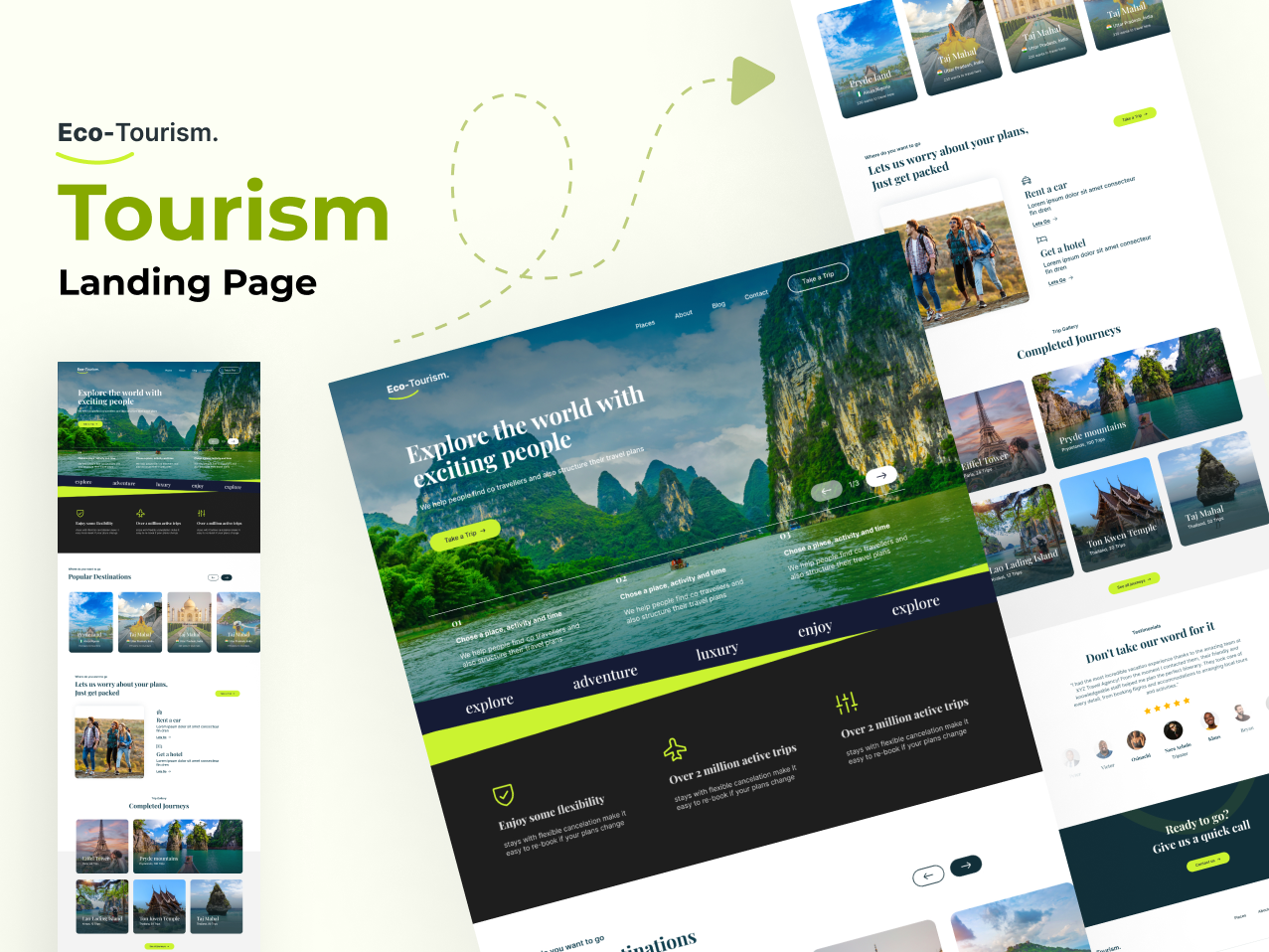 Eco-tourism Website By Widget Infotech On Dribbble