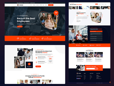 IT Solution and Graphic Design Website Theme 2024 new design best work branding business company design elementor graphic design illustration it solution psd template template theme top design top new design top work ui website wordpress wordpress theme