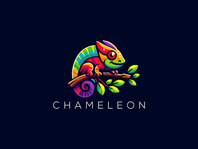 Chameleon Logo chameleon chameleon design chameleon logo chameleon vector logo chameleons chameleons logo color chameleon