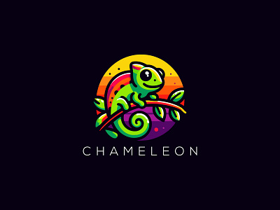 Chameleon Logo chameleon chameleon design chameleon logo chameleon vector chameleon vector design chameleons