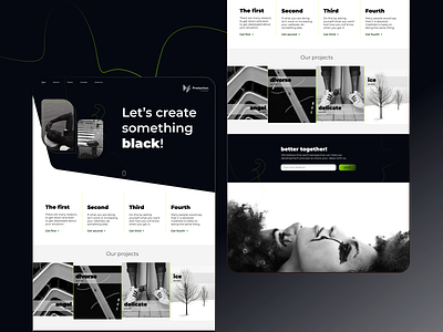 Landing Page Design app branding design graphic design inspiration logo ui ux