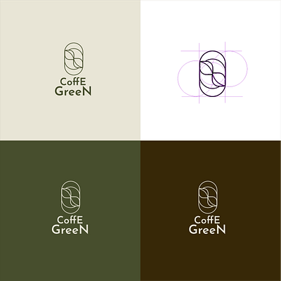 Logo CoffE GreeN branding logo logo redesign