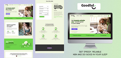 Goodtel - Australian internet nbn plans adobe xd branding creative designer figma designer logo modern design ui ui design ui designer ui ux ux design ux designer web designer website designer
