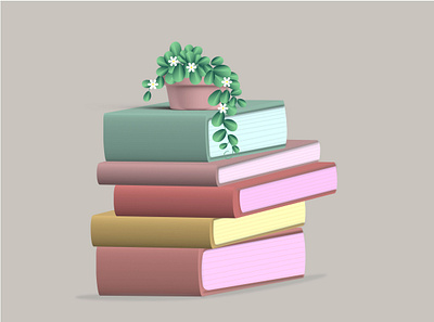 3D Aesthetic books 3d