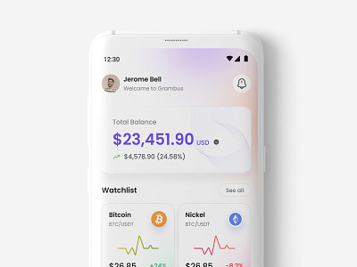 Designing Crypto Trading Apps for 2024 android android app app crypto cryptocurrency dashboard design graphic design minimal money report top mobile app ui ux