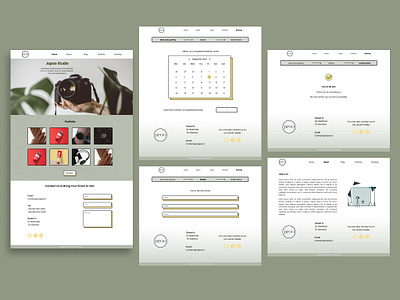 UI Design for Japoo Studio graphic design ui user interface website
