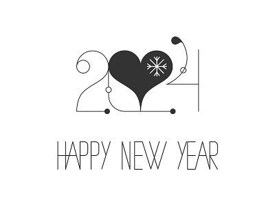 Happy New Year animation design happy new typography vector year