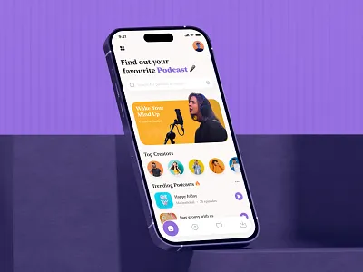 Podcast App app design audio app mobile mobile app mobile app design mobile design music app podcast podcast app podcast web podcasting product design streaming app ui ui design ux ux design web web app web app design