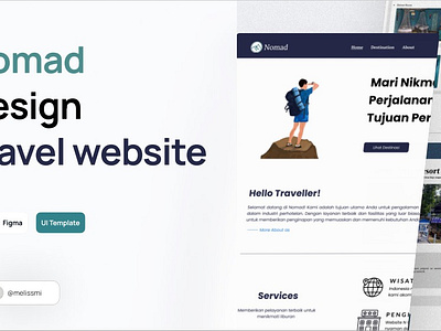 NOMAD Website Travel app branding design hospitality nomad ui ux