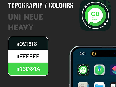 GB WhatsApp UI-Kit App 3d animation branding graphic design logo motion graphics ui