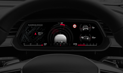 Audi Offroad mod HMI concept audi automotive graphic design hmi ui uxui