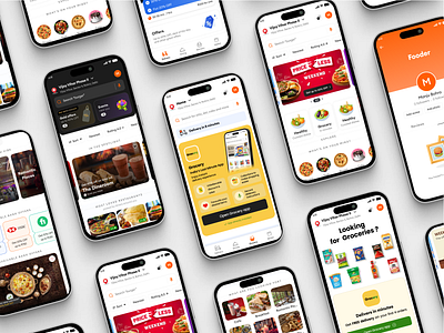 Food Delivery app 3d app app design app screens branding creative concept design dark theme app design food delivery all design food delivery app fooder app graphic design illustration logo ui uiux design ux vector website