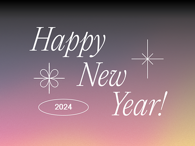 Happy New Year🎁 2023 2024 calendar celebration design graphic design happy new year holiday new year typography