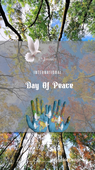 International Day Of Peace animation dailyui design designer graphic design illustration ui