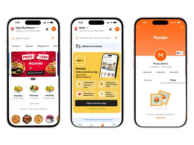 Food Delivery App app branding delivery app design food app food delivery app graphic design illustration logo ui ux vector