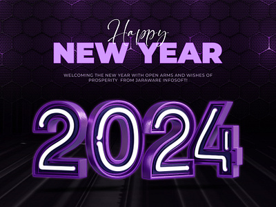Welcoming the New Year with open arms and wishes from Jaraware! 2024 jaraware jarawareinfosoft newyear