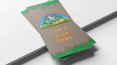Kid School Tri-Fold Brochure Template brochure graphic folks kid school template tri fold