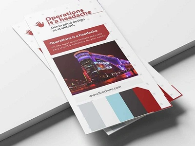 Hotel Tri-fold Brochure Template brochure graphic folks hotel template tri fold