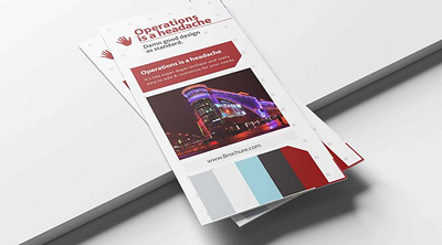 Hotel Tri-fold Brochure Template brochure graphic folks hotel template tri fold