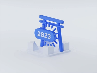 Powering Up for 2024 2024 3d 3d animation animated animation blender blender3d illustration isometric isometric illustration new year new years eve nye