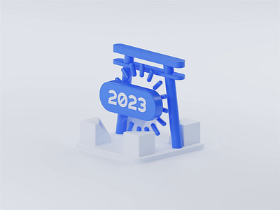 Powering Up for 2024 2024 3d 3d animation animated animation blender blender3d illustration isometric isometric illustration new year new years eve nye