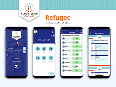 Refugee Management System Mobile App android app app design app ui cms cms app ui design digital graphic design ios app management app management system mobile app refugee app refugee netherland ui ui design ui mobile app ui ux design ux search visual app design