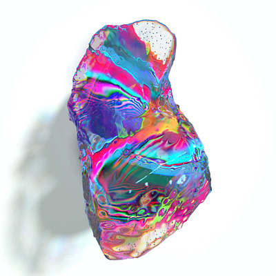 Crystal 3d blender crystal illustration