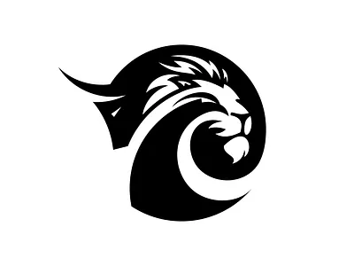 a bull, a lion, and an eagle into one synchronized emblem branding bull design eagle graphic design lion logo minimalism minimalistic simple vector