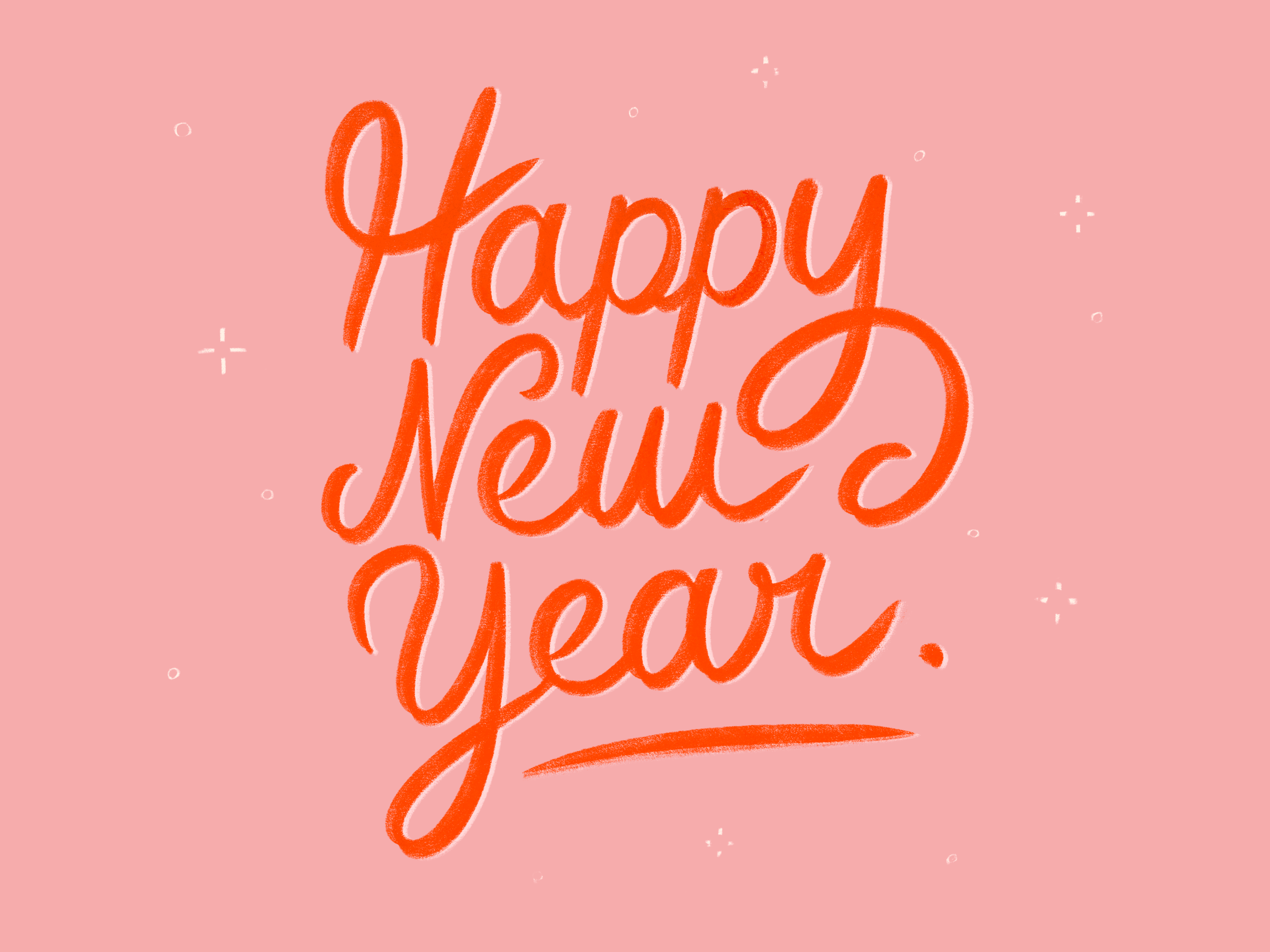 Happy New Year - GIF 2024 animation christmas custom type design festive gif graphic design happy new year illustration lettering letterings letters nye type typography