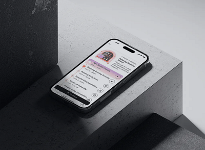 Exploring Mental Wellness: Practice Tab Preview app application bedtime rituals deep sleep design figma meditation meditation app melodies for sleep mental health app mobile mobile design mockup mockup app practice screens ui ui design user interface yoga app