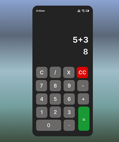 A calculator dailyui design figma uiux uiuxdesign