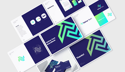 Takhar Tech Brand Guidline branding graphic design logo ui