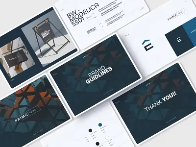 Prime Real Estate Brand Style Guidline branding graphic design logo ui