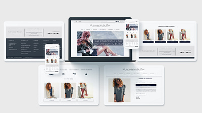 E-commerce Store graphic design ui