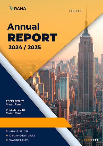 Annual Report Cover annual report annual report cover book cover branding clean cover design graphic design practice
