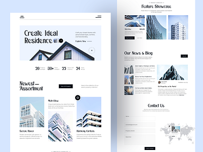 Real Estate Landing Page Design 🔥 design property sell real estate recent saas ui ux