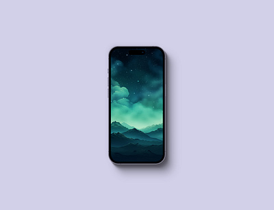 4K Mountain Wallpaper for Mobile android blue design graphic design iphone mobile mountain wallpaper